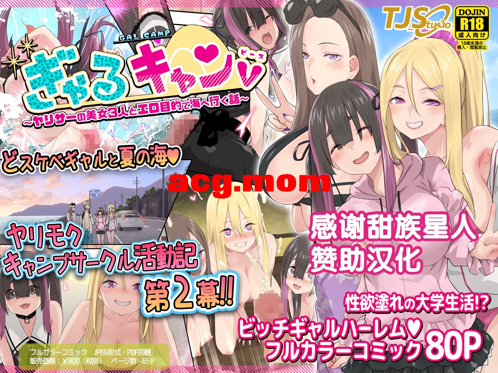 [TJ_studio (冬至)] ぎゃるキャンv～ヤリサーの美女3人とエロ目的で海へ行く話～ [84P/93MB/FM/百度]-第1张-漫画-次元小屋-ACG交流分享论坛