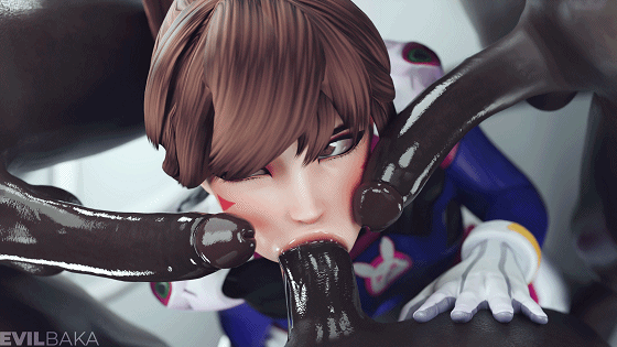 【3D/Evilbaka】 1-6月新作：D.Va+雾子 性感御姐黑色巨根激情爆肏 [1.2G/FM/百度]-第4张-动漫-次元小屋-ACG交流分享论坛